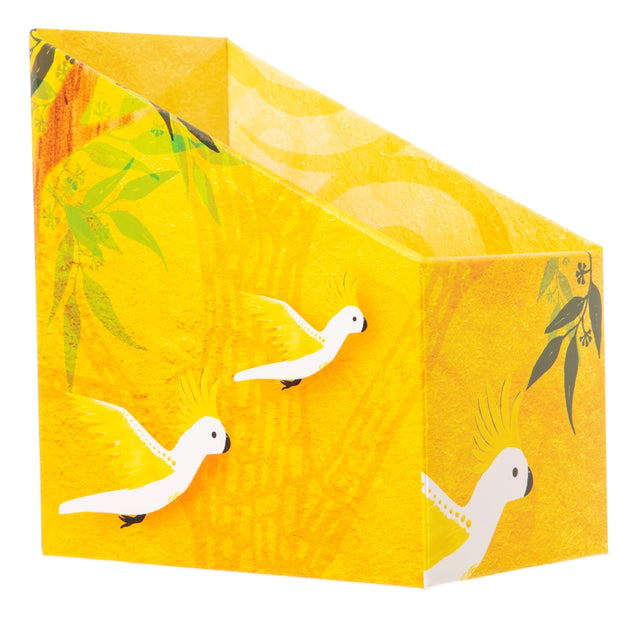 Indigenous Magazine Box - Cockatoo – Elizabeth Richards Pty Ltd