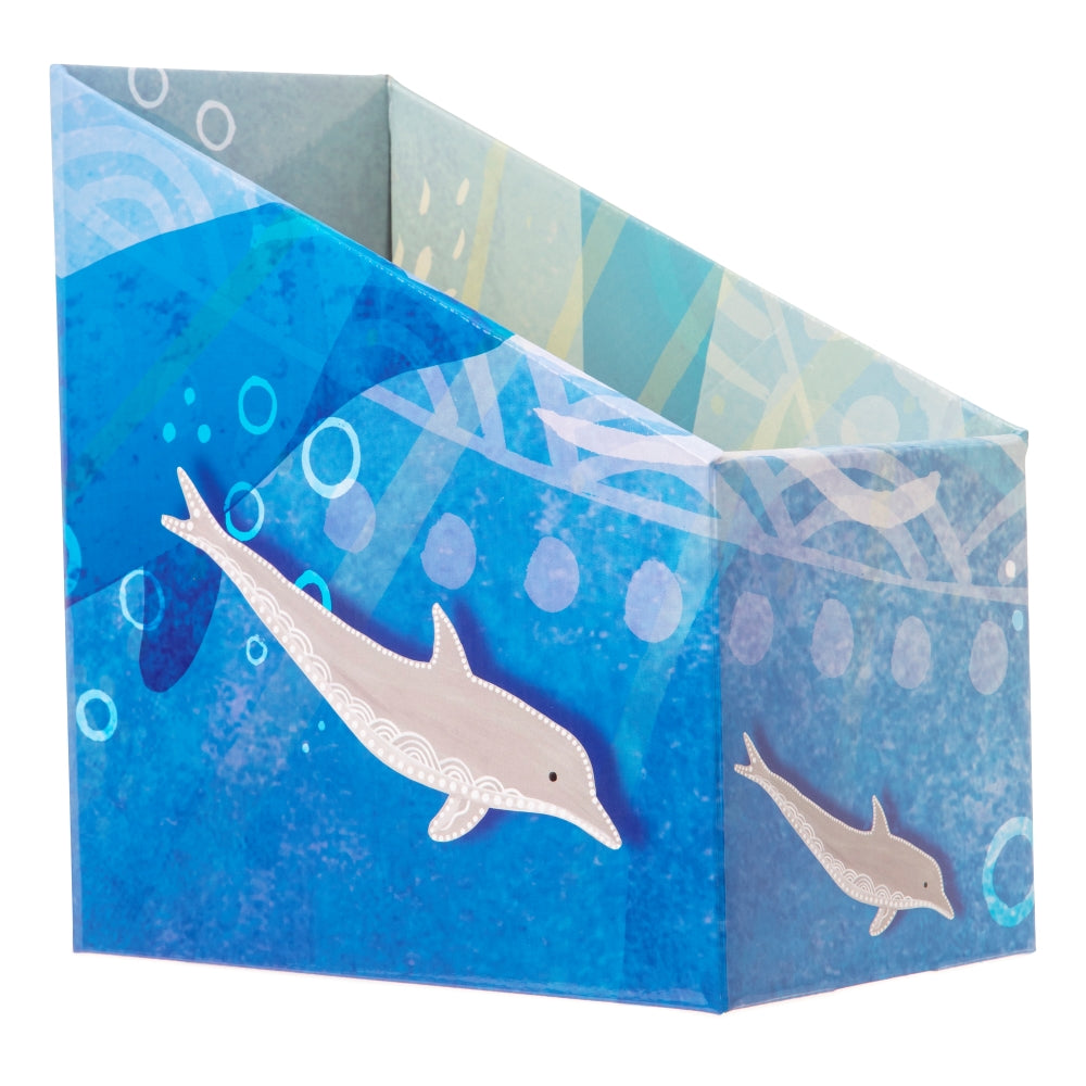 Indigenous Magazine Rack Indigenous Magazine Box - Dolphin
