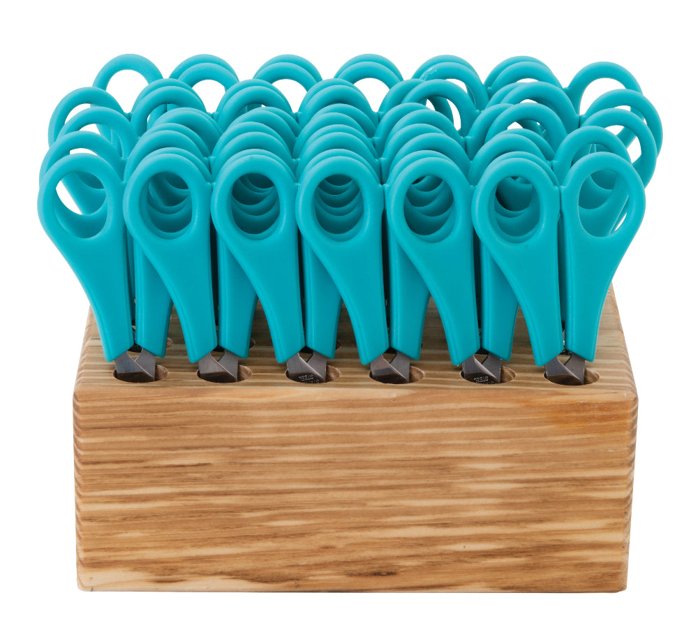 Teachables Scissor Block + 30 Scissors 14 cm