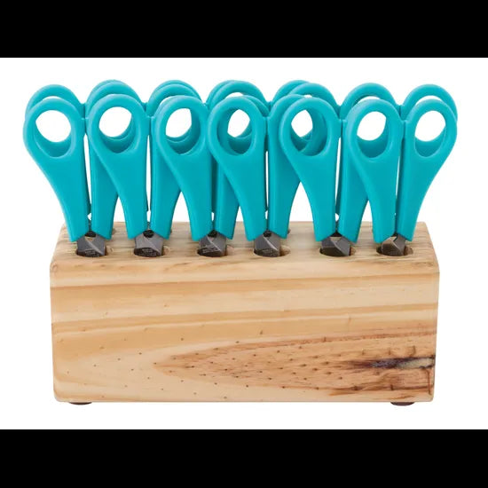 Teachables Scissor Block + 12 Scissors 14 cm