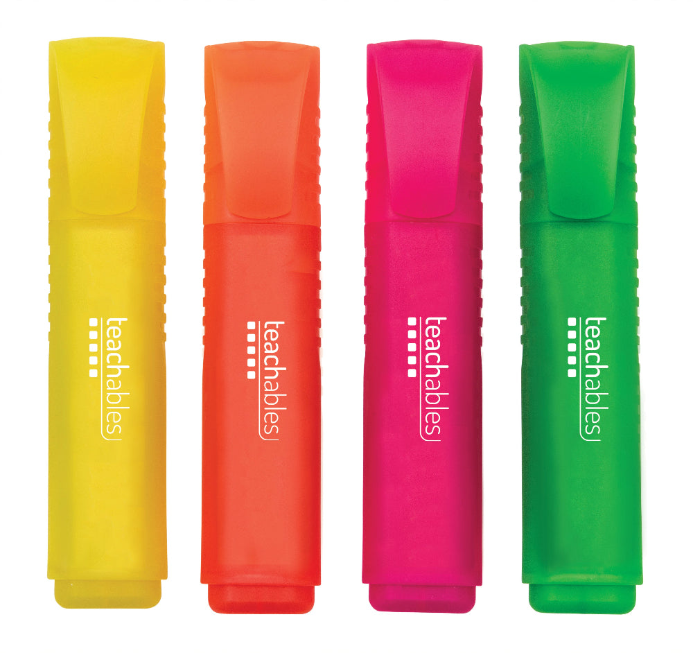Highlighters Assorted - Pack of 4