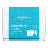 Highlighters Assorted - Pack of 12