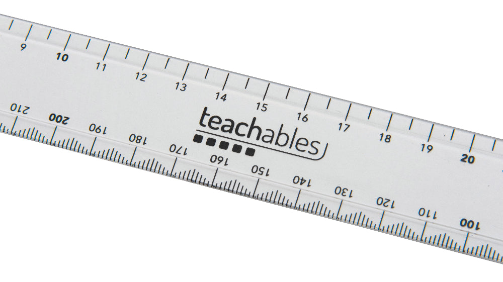Teachables Plastic Rulers 30cm - Pack of 30