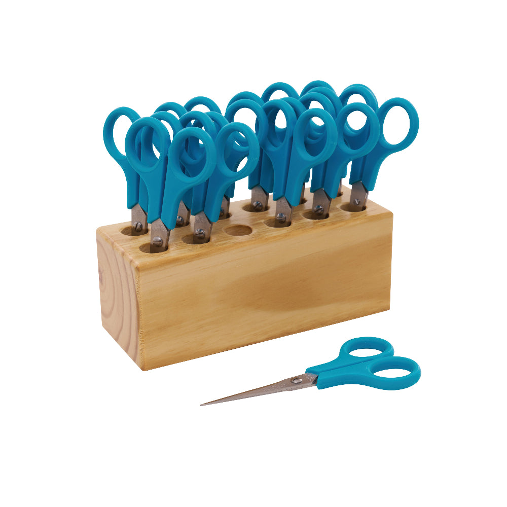 Teachables Scissor Block + 12 Scissors Point 14 cm