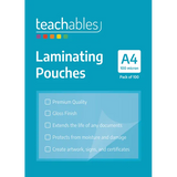 Teachables Laminating Pouches 100 mic A4 - Pack of 100