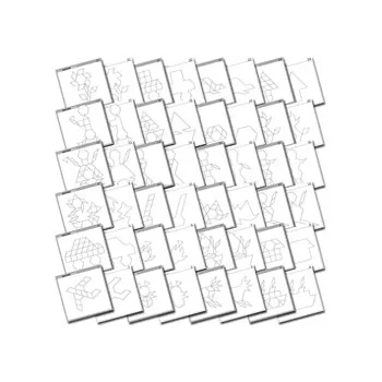 Pattern Blocks W'cards B&W 24p