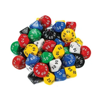 Dice: 10 Face 00-90 Jumbo