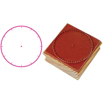 Stamp Clock Analogue Blank