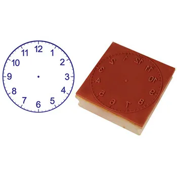Stamp Clock 12hr 75mm