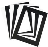 Pre-cut Art Frames Black & White A4 - Pack of 10