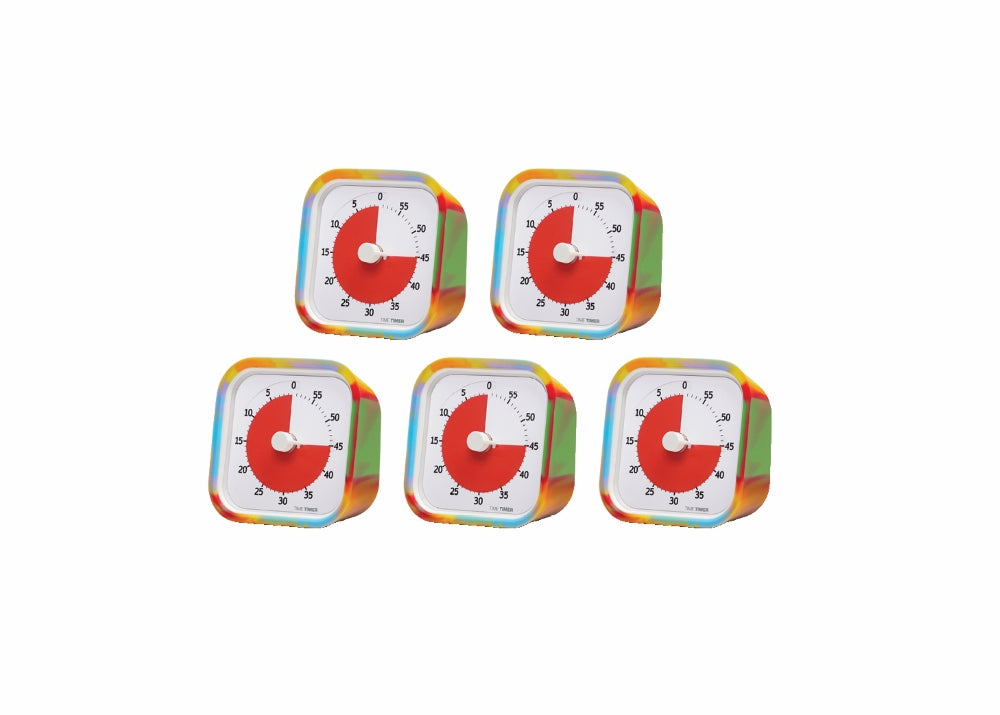 Time Timer MOD – Tie Dye - Set of 5