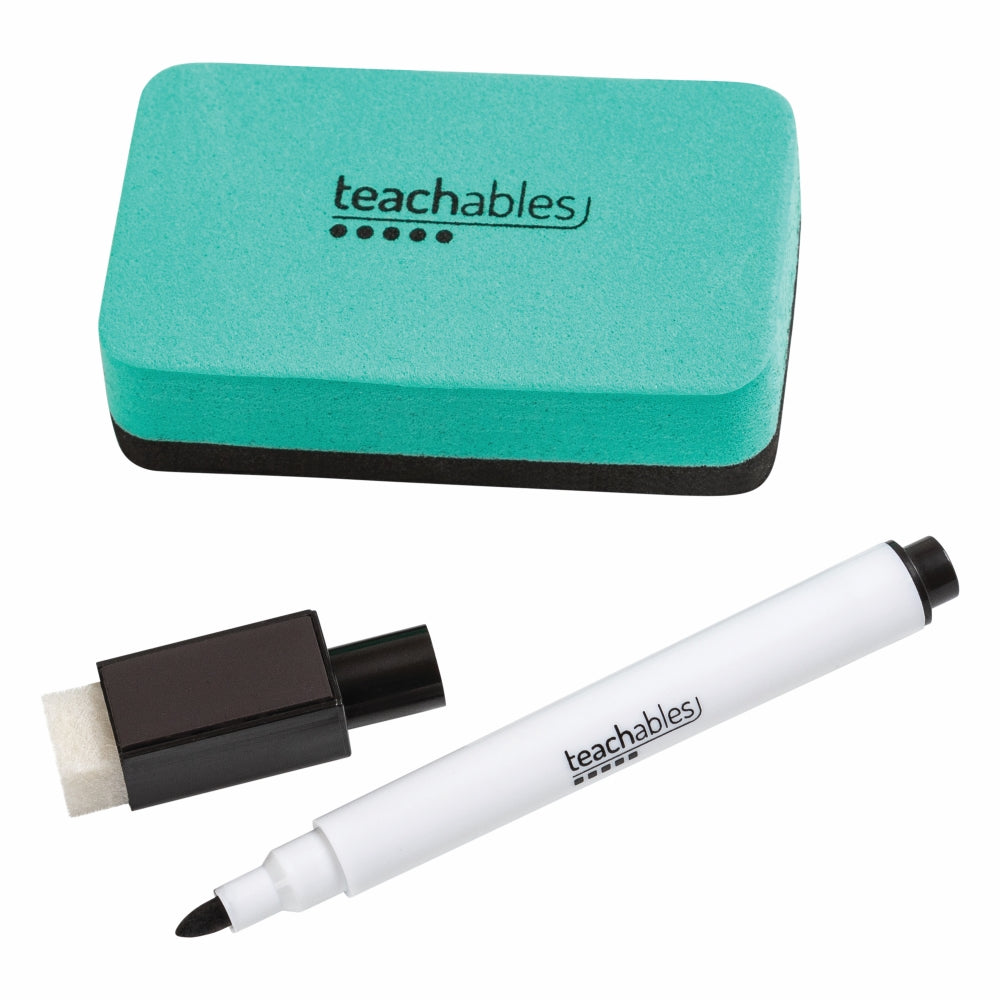Teachables Mini Whiteboard Erasers - Pack of 12