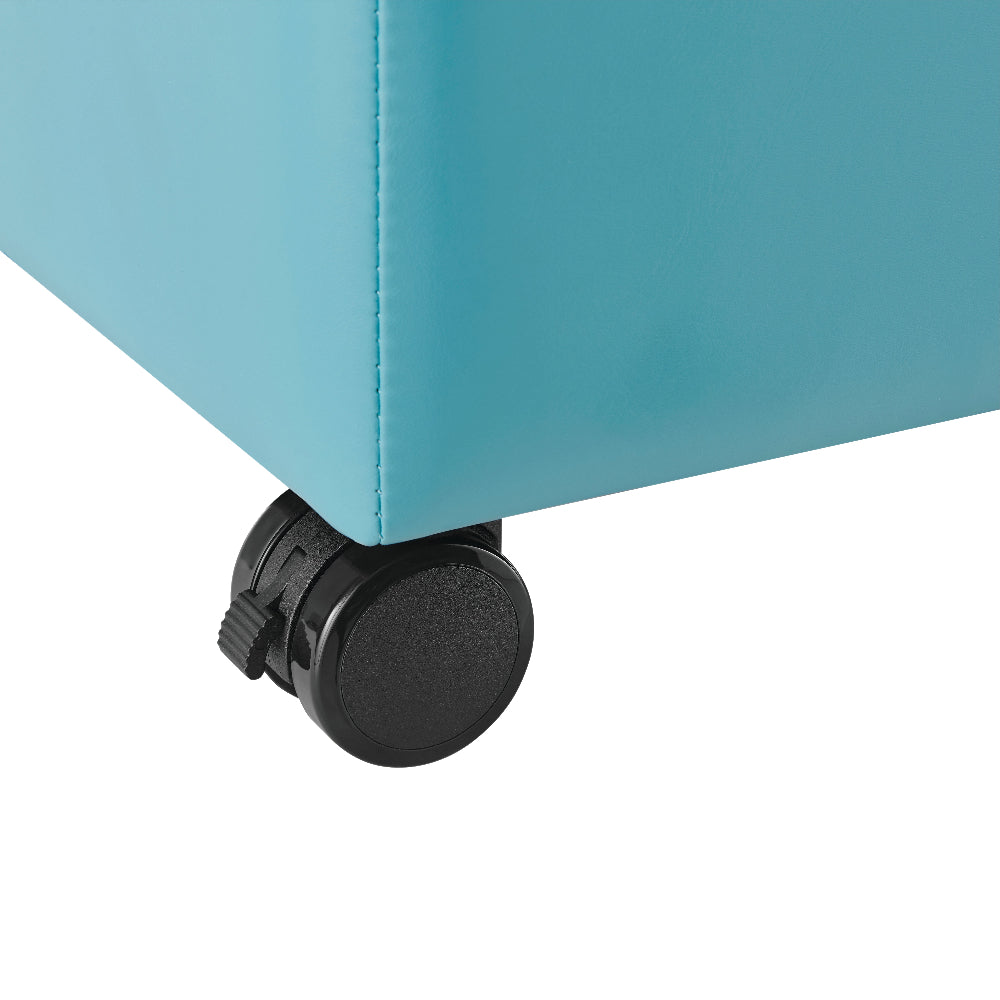 Ergerite Square Ottoman - Blue