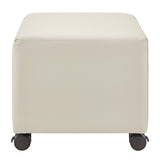 Ergerite Square Ottoman - Beige