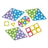 Translucent Magnetic Polydron 96 Pieces