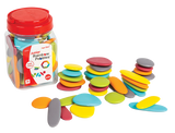 Junior Rainbow Pebbles - Earth Colours - 36pc