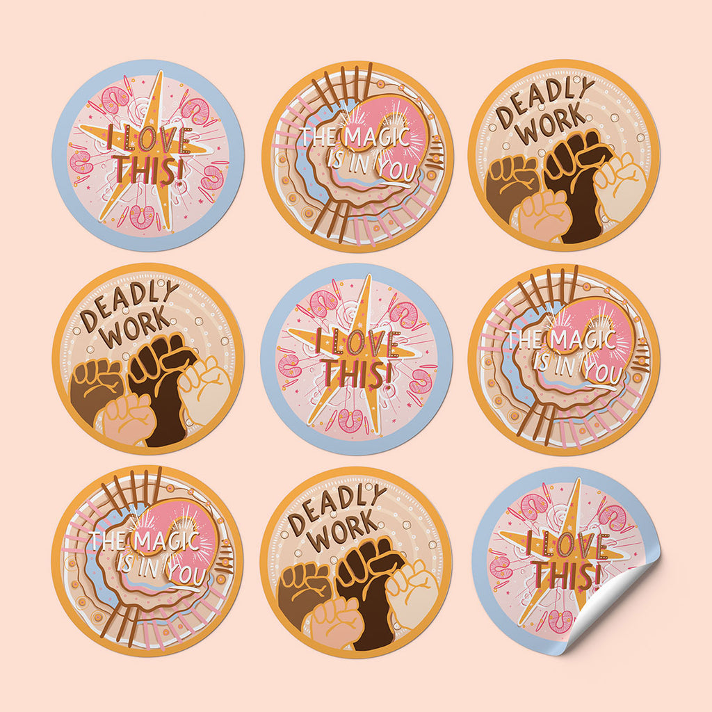 Indigenous Teacher Stickers