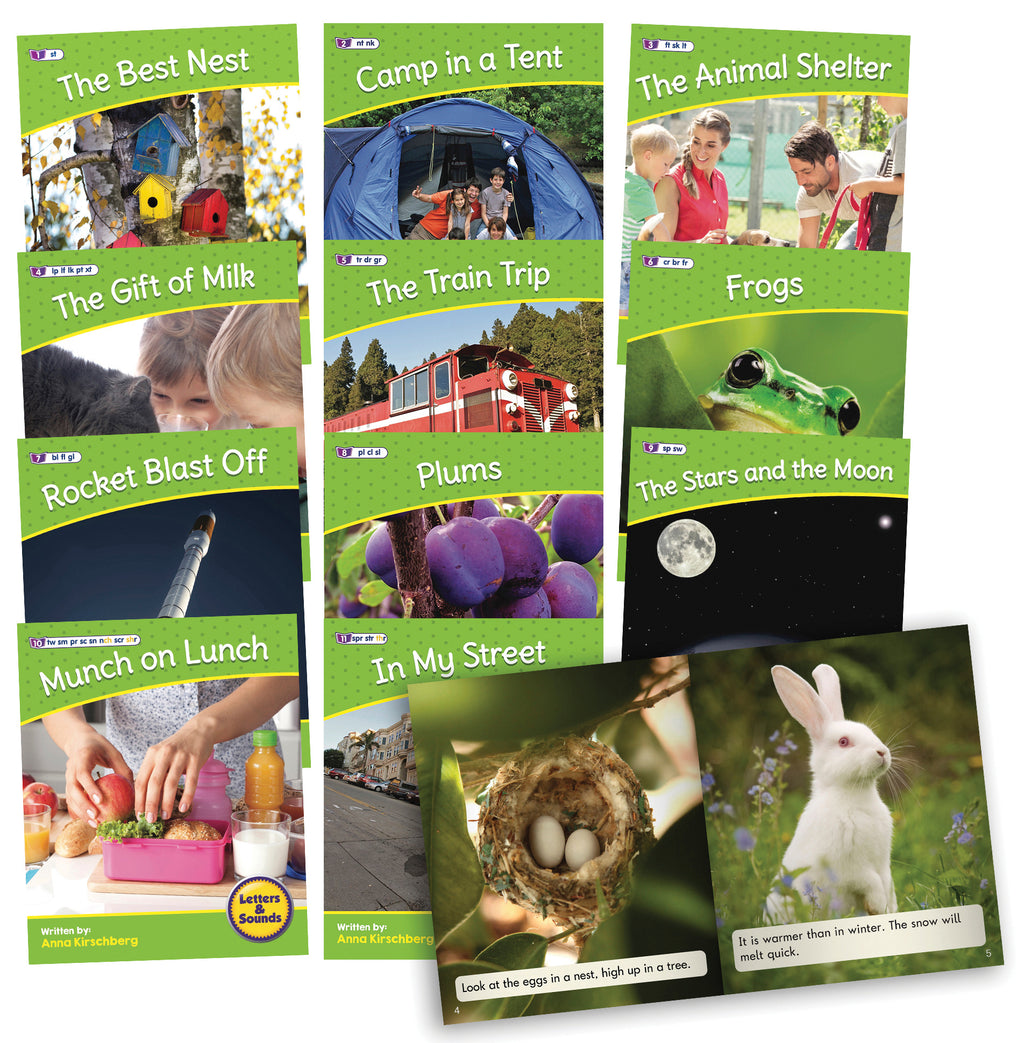 Decodable Readers Non Fiction Set 2 Phase 4: Blends