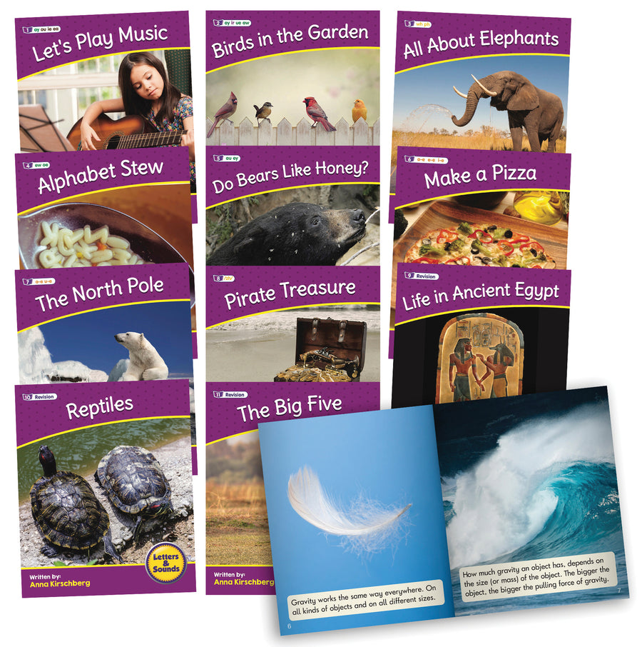 Decodable Readers Non Fiction Set 2 Phase 5: Vowel Sounds – Elizabeth ...