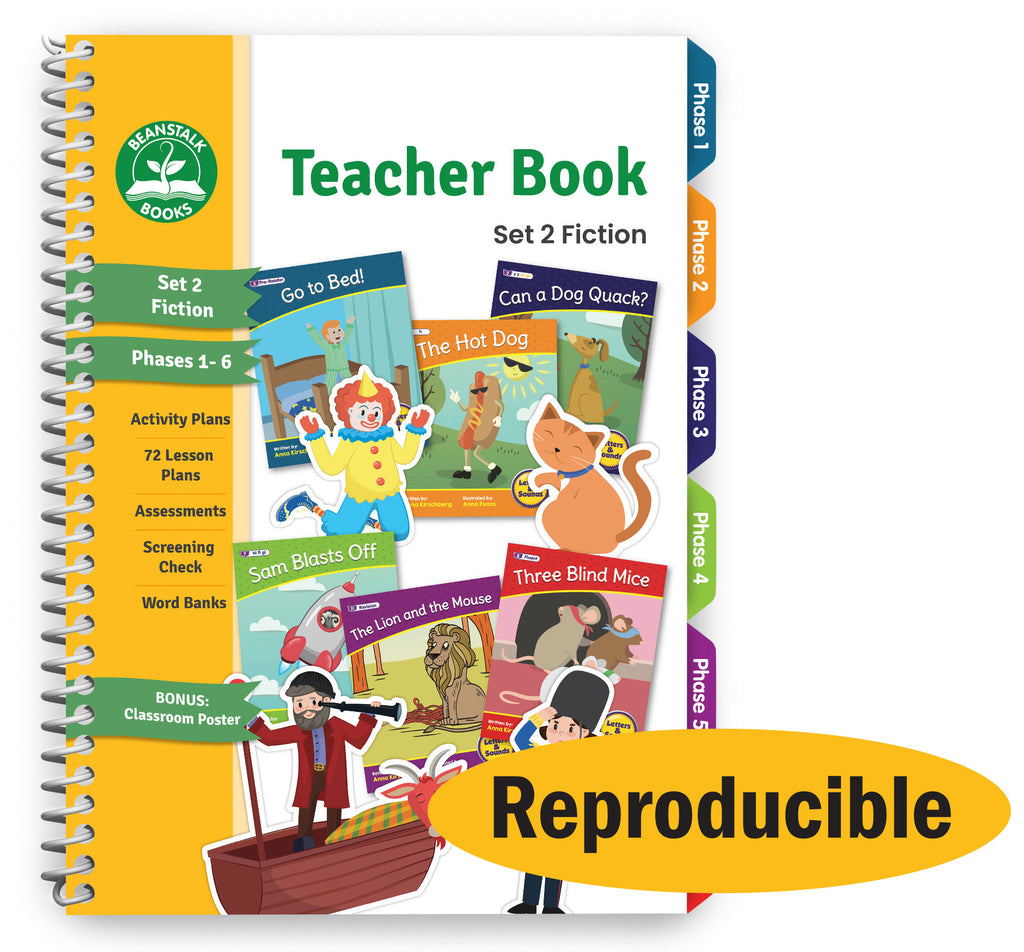 Beanstalk Books Decodable Readers - Set 2 Fiction - Teacher Book