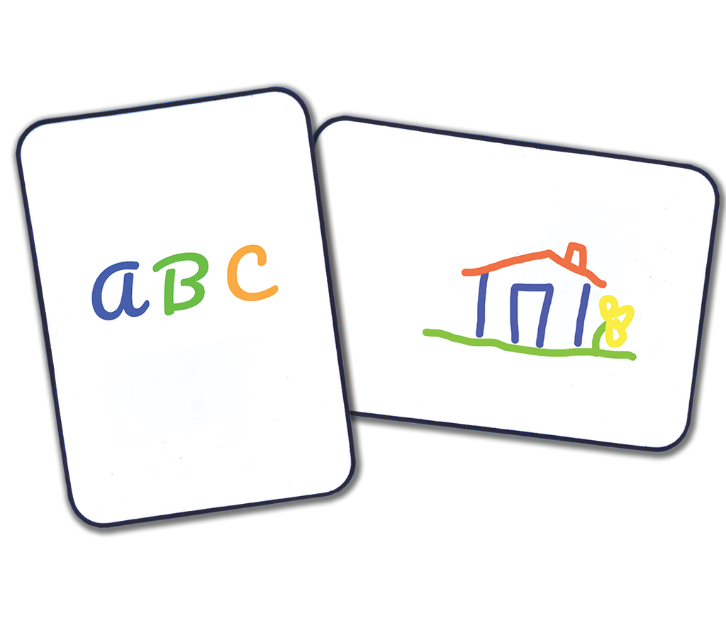 Double-Sided A4 Magnetic Mini Whiteboard - Dark Blue Frame