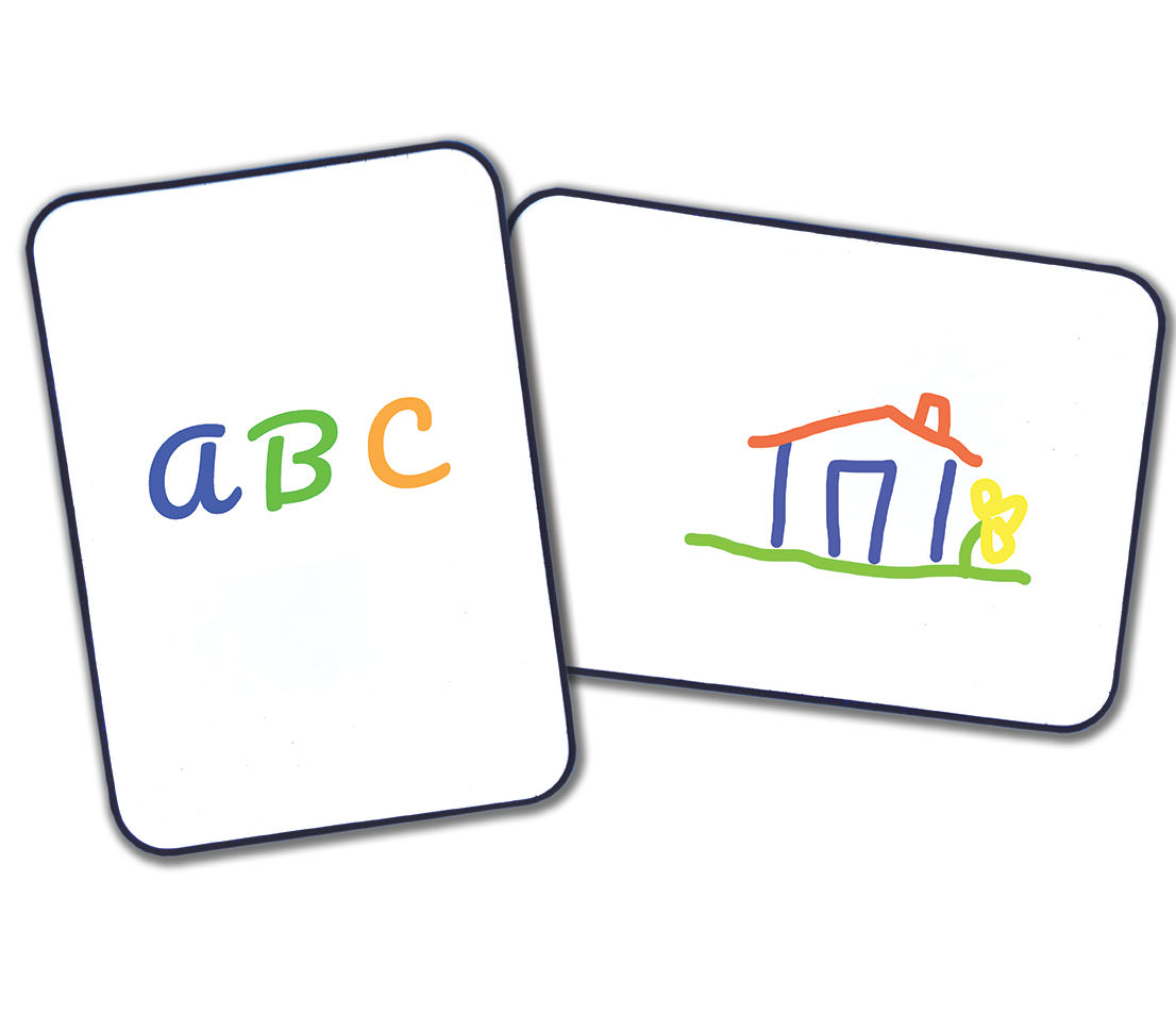 Double-Sided A4 Magnetic Mini Whiteboard - Dark Blue Frame