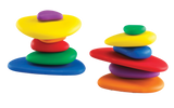 Rainbow Pebbles - Set of 36 in Plastic Container