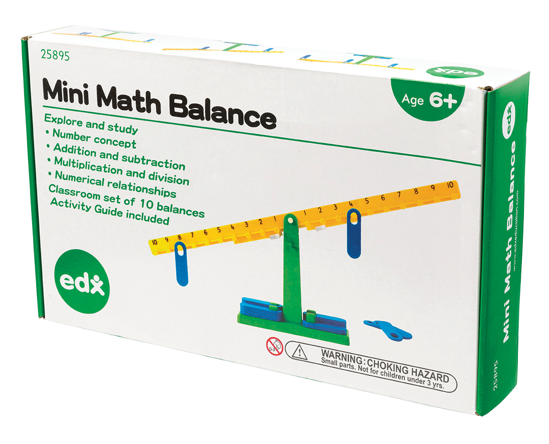 Mini Math Balance - Set of 10