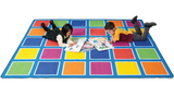 Colour Squares Placement Rug - 30 Squares