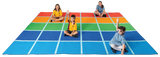 Fun Colour Blocks Rug - 30 Squares
