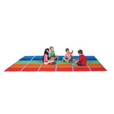 Fun Colour Blocks Rug - 30 Squares