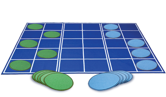 Ten Frames Rug including Discs