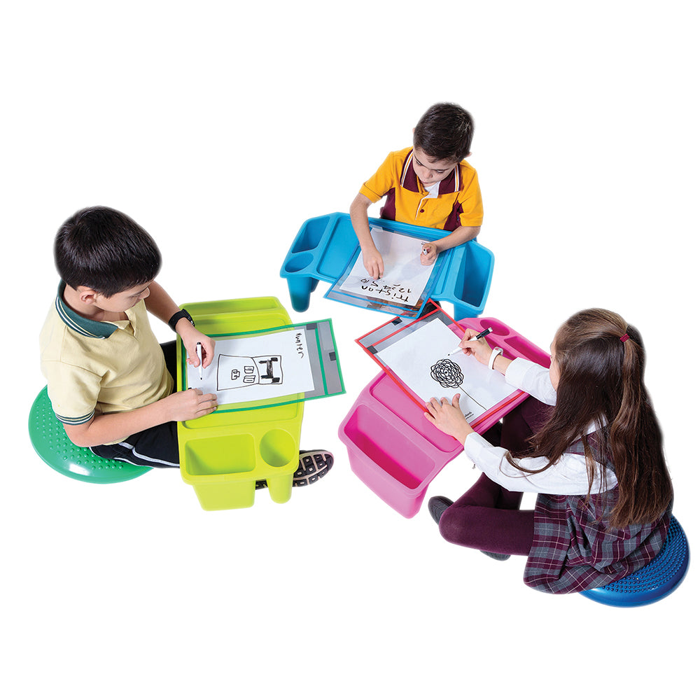 Write n Wipe Paper Saver Sleeves - A4 Pack of 10 - inc Pens & Erasers