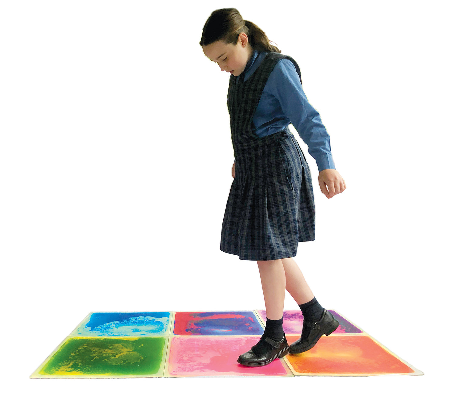 Sensory Liquid Floor Tiles - Set Of 6