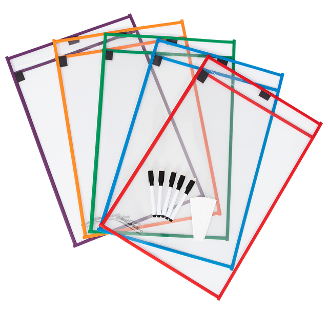 Write 'N' Wipe Paper Saver Sleeves - A3 Pack of 5