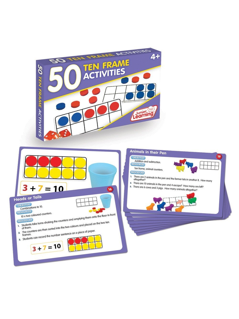 50 Ten Frame Activities