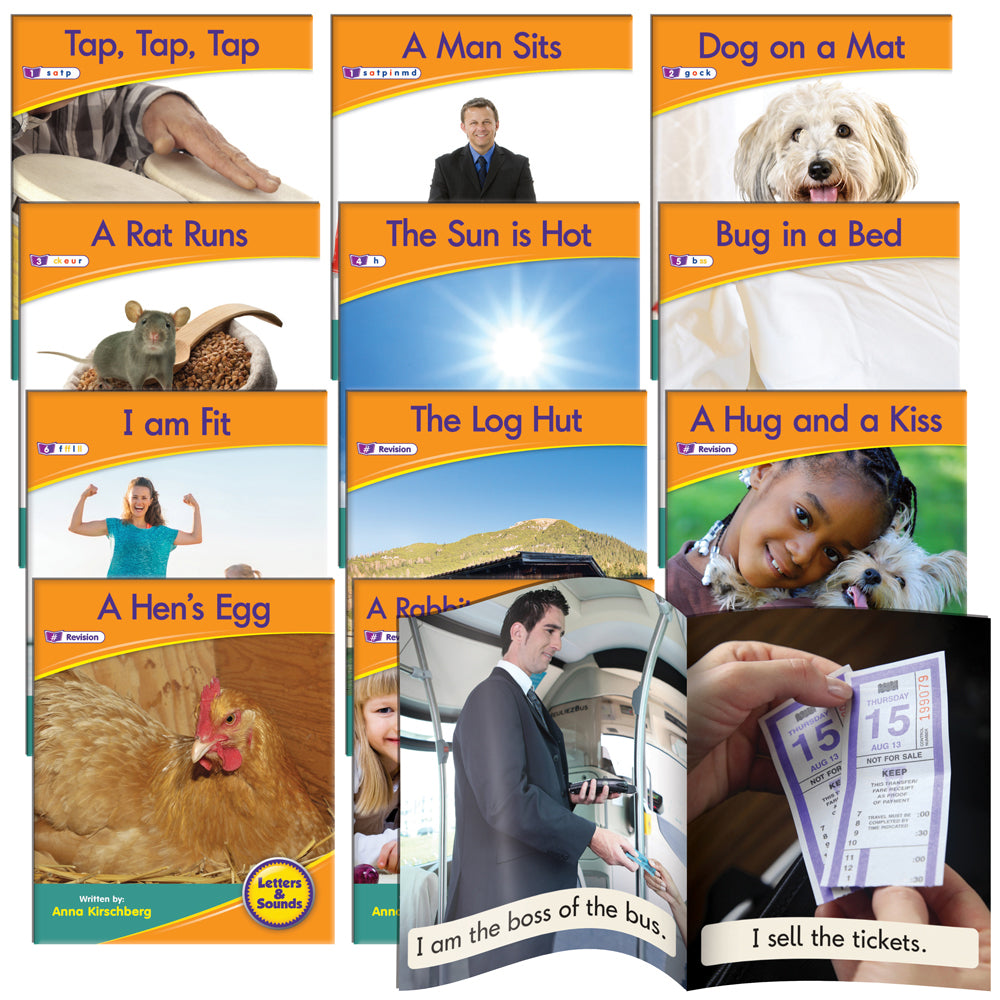 Decodable Readers Non Fiction  Set 1 Phase 2: Letter Sounds
