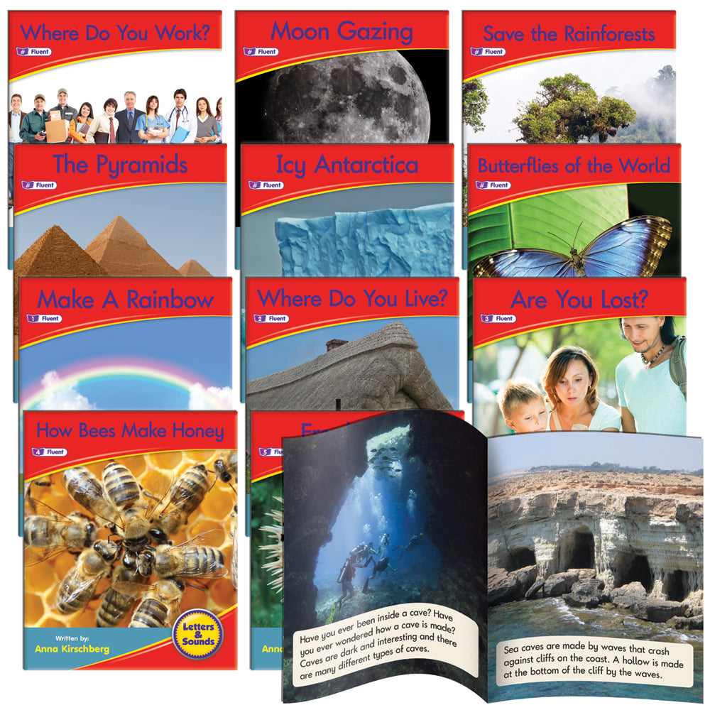 Decodable Readers Non Fiction Set 1 Phase 6: Spelling