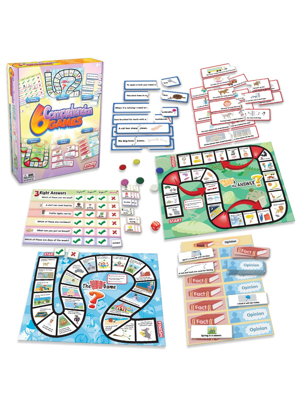 6 Comprehension Games