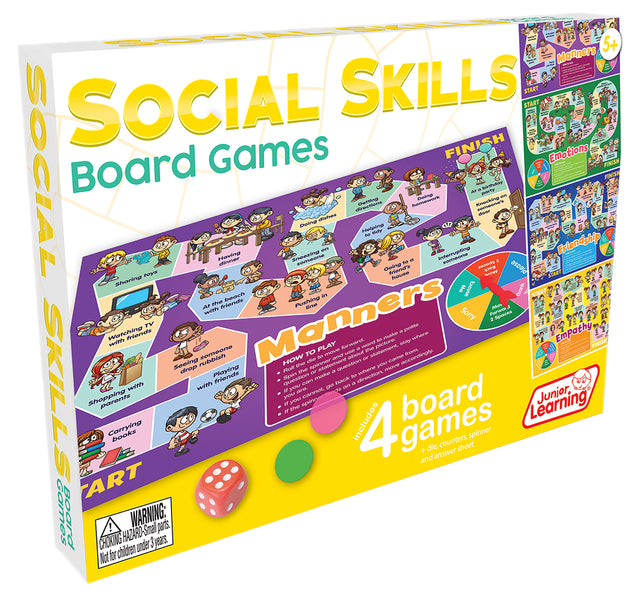 4 Social Skills Board Games