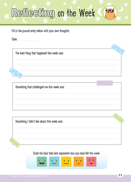 My Wellbeing Journal Primary Years 3 - 4