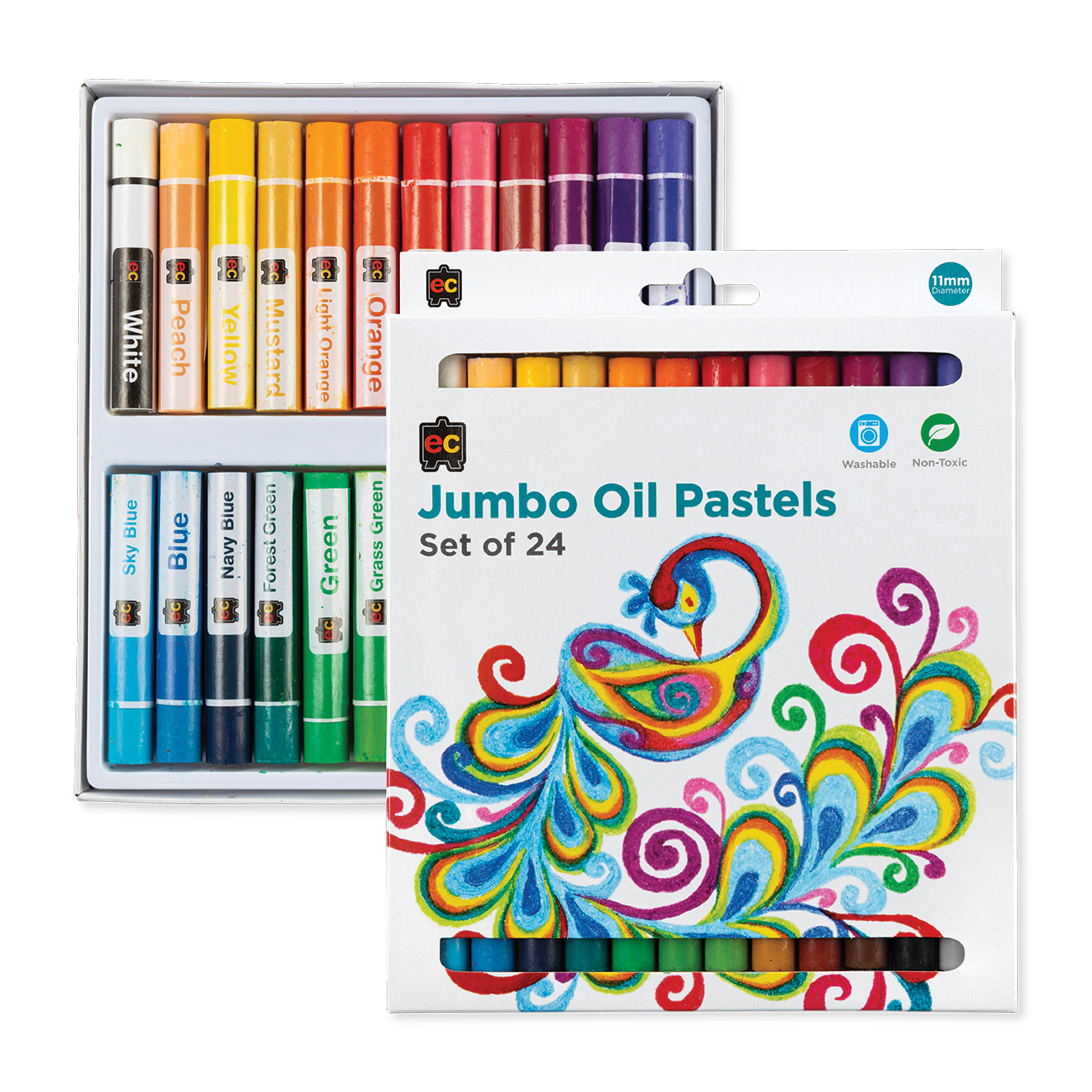 Jumbo Oil Pastels Pack of 24