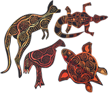 Scratch Australian Animals - Pack of 30