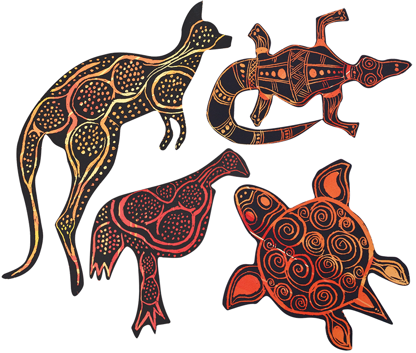 Scratch Australian Animals - Pack of 30