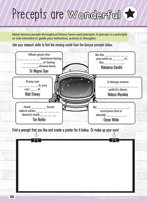 My Wellbeing Journal Primary Years 5-6