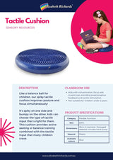 Tactile Cushion Blue with Hand Pump