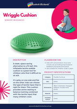 Wriggle Cushion Green with Hand Pump